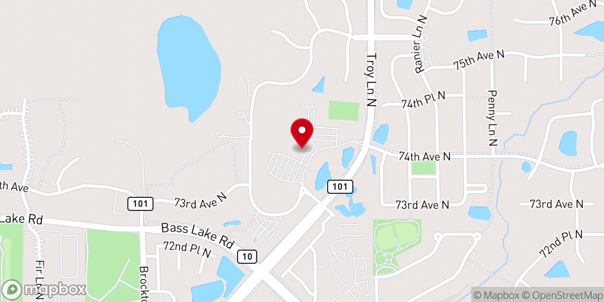 Map showing location of Lord of Life Lutheran Church (ELCA)