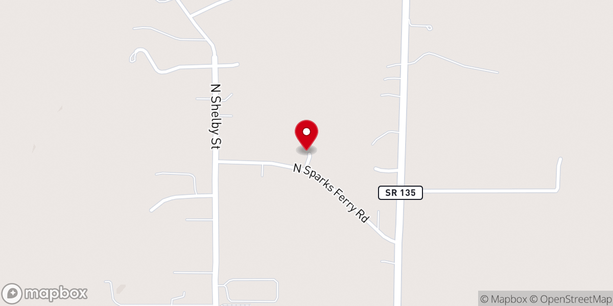 Map showing location of Life Tabernacle