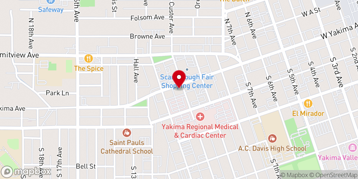 Map showing location of Shepherd's Heart Church