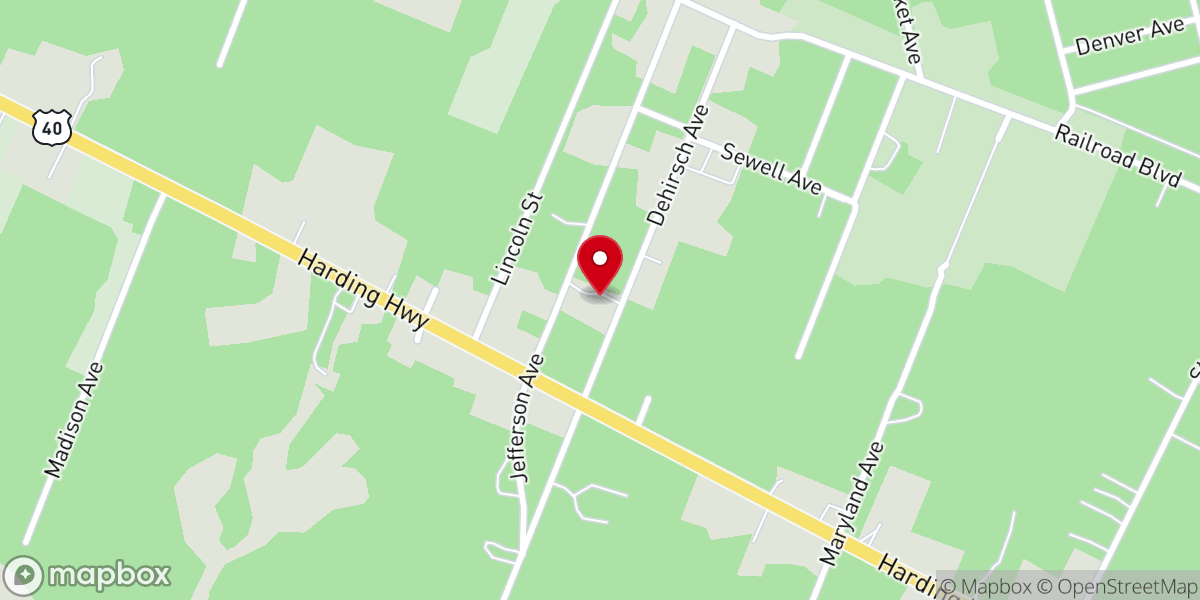 Map showing location of Haven of Hope C.O.G.I.C.