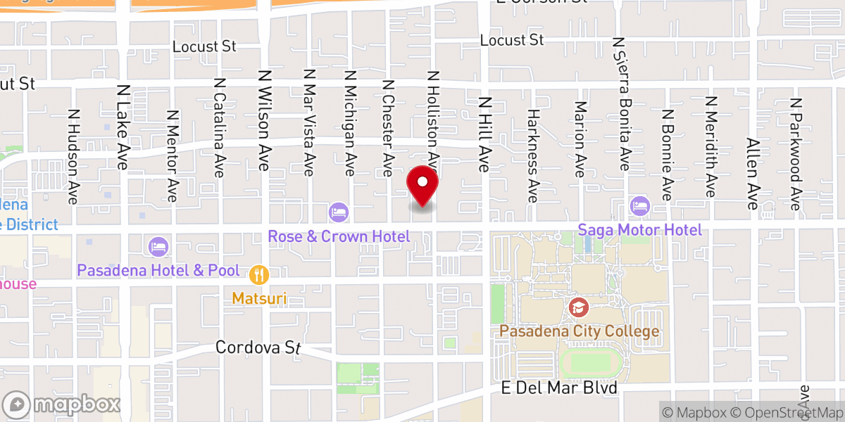 Map showing location of 드림교회 Dream Church LA