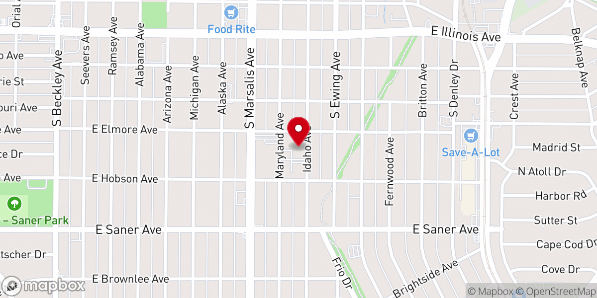Map showing location of The Saint John Dallas