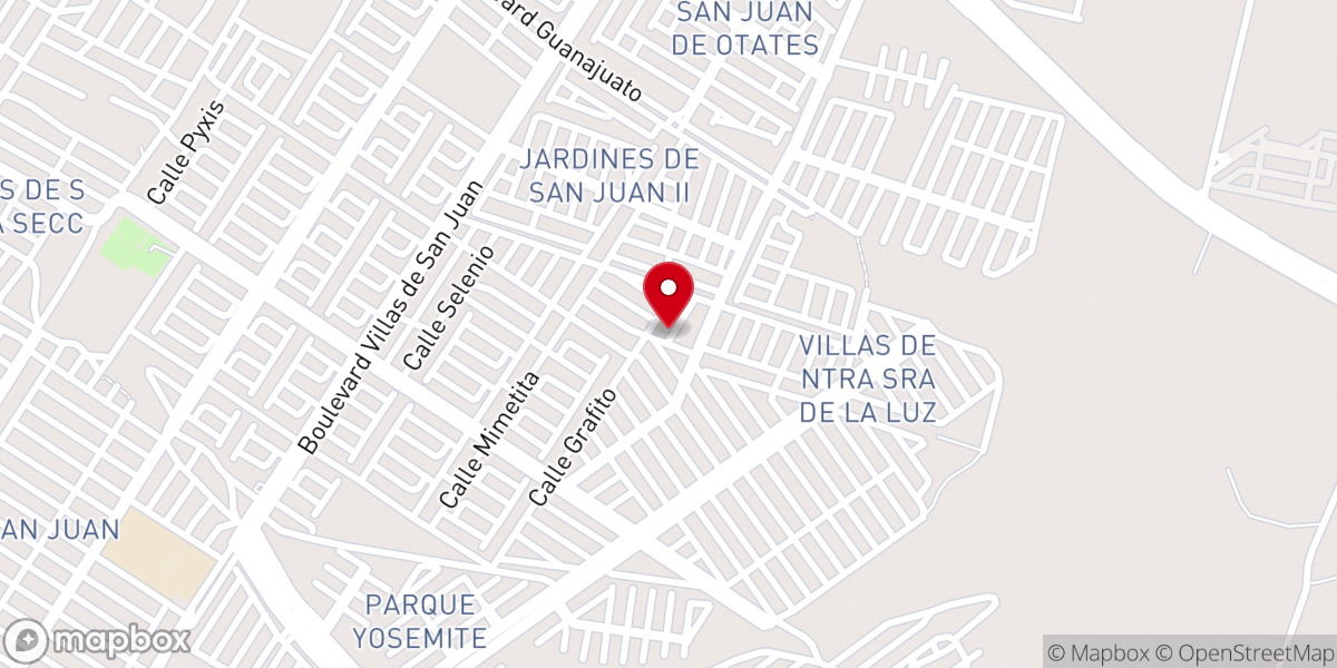 Map showing location of Parroquia de La Inmaculada Concepción