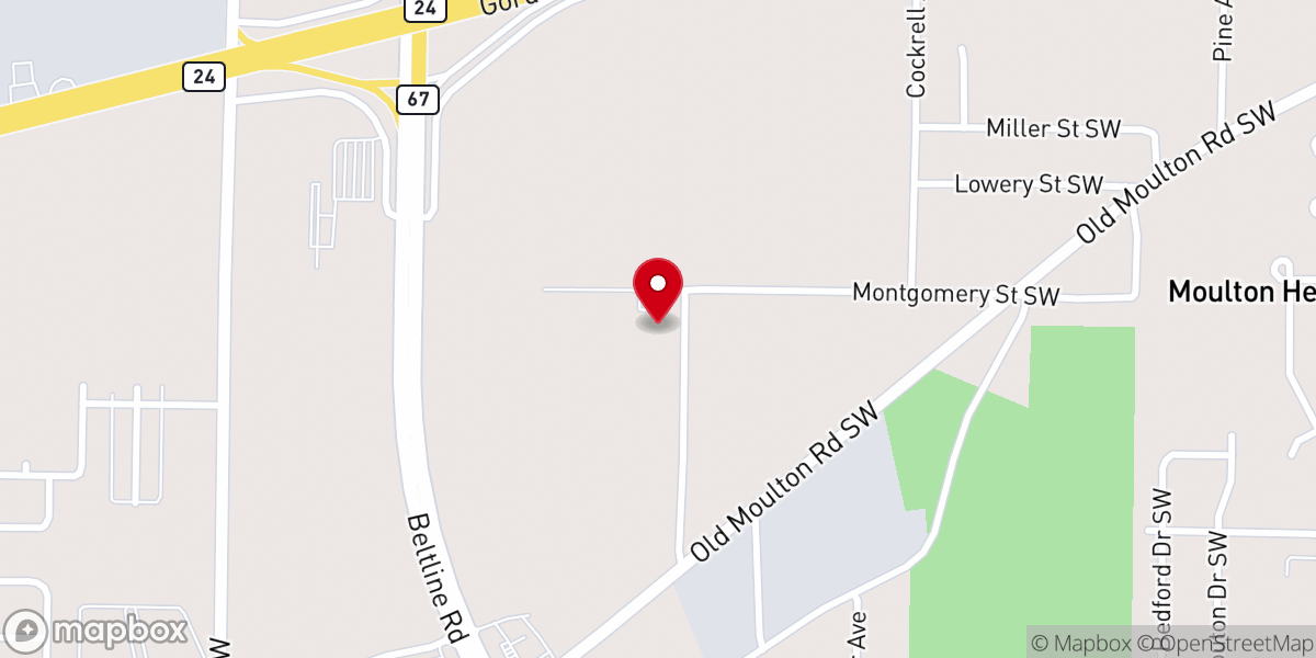 Map showing location of Apostolic Church of God Inc