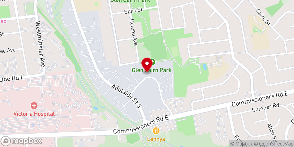 Map showing location of Berean Baptist Church