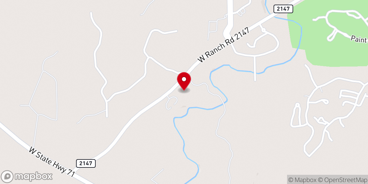 Map showing location of Lake Church