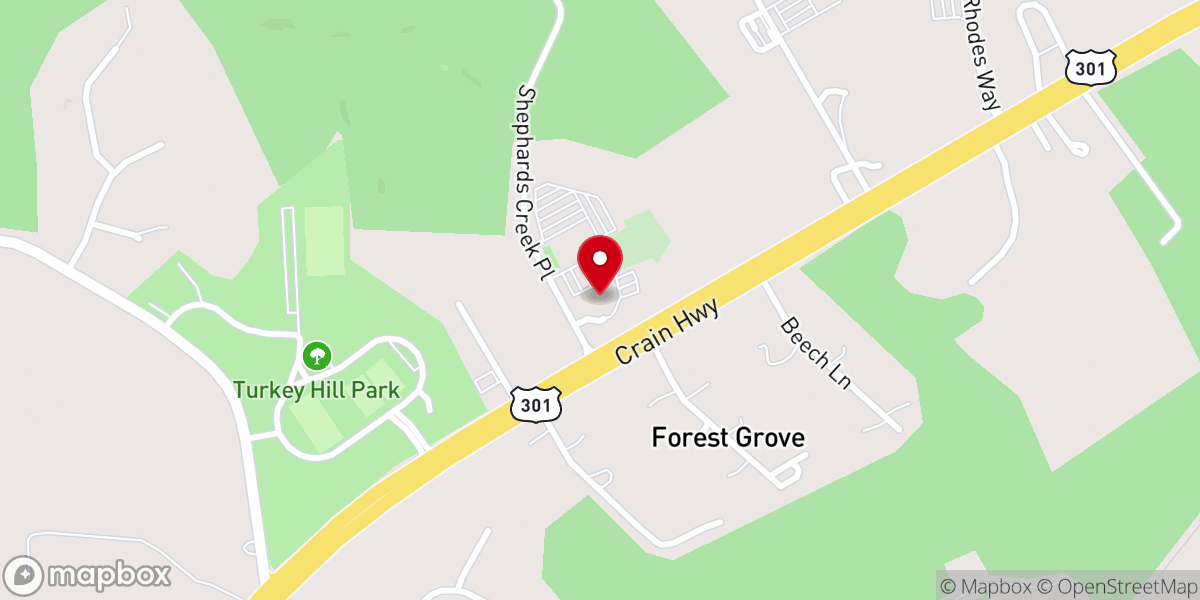 Map showing location of Servants of Christ