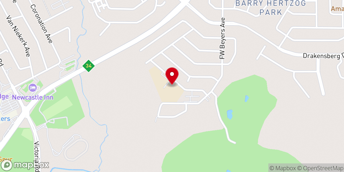 Map showing location of Faith Centre International Church Newcastle