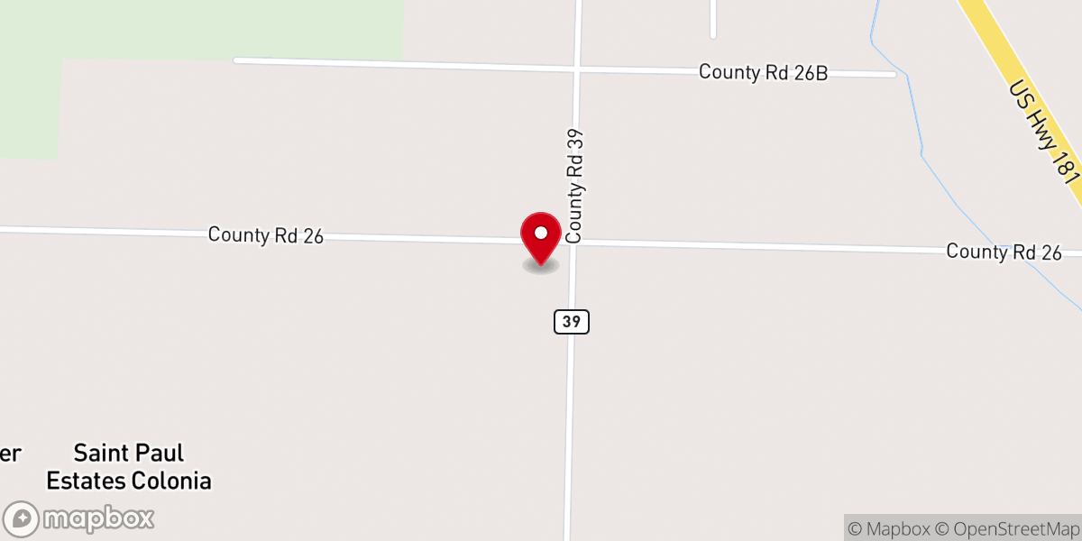 Map showing location of St Paul Mission Church