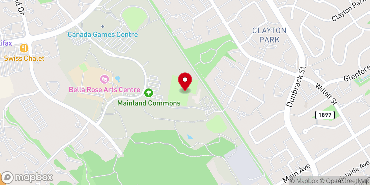 Map showing location of Église Vases d’Honneur Halifax