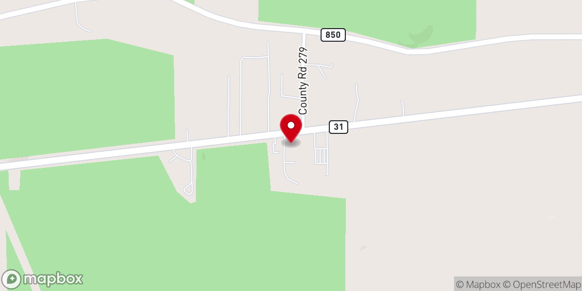 Map showing location of Trinity Fellowship - Food Pantry