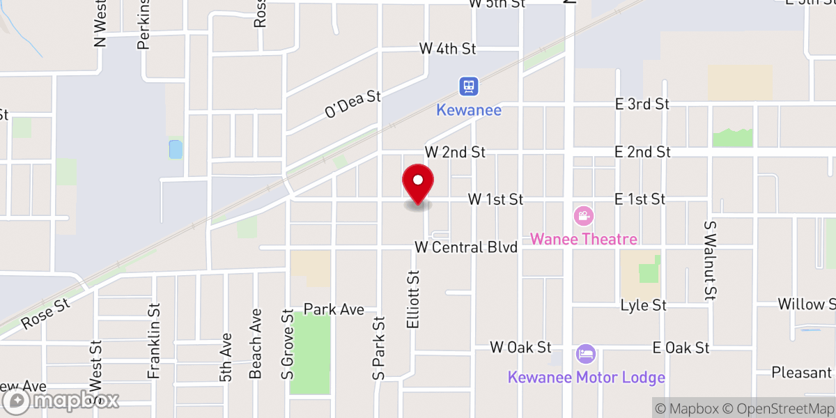 Map showing location of Visitation Catholic School