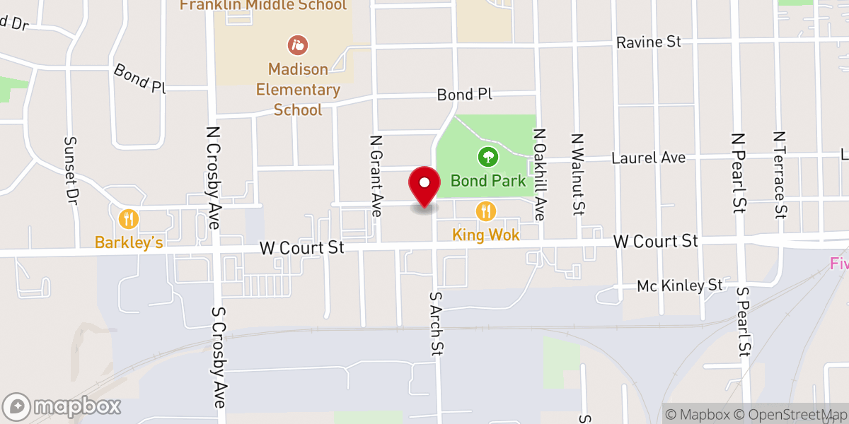 Map showing location of Apostolic Church Peniel Ministries