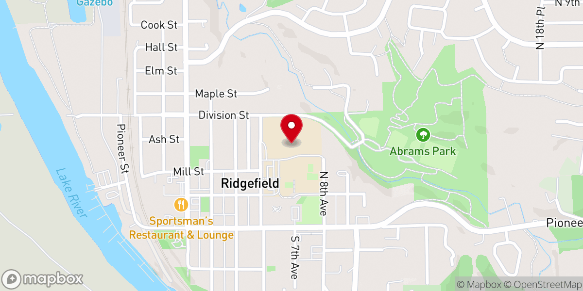 Map showing location of The Promise Church Ridgefield