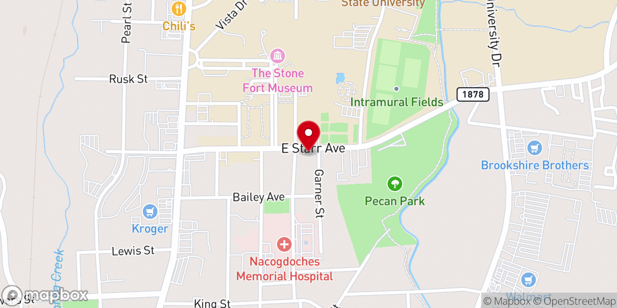 Map showing location of St. Paisios Orthodox Mission