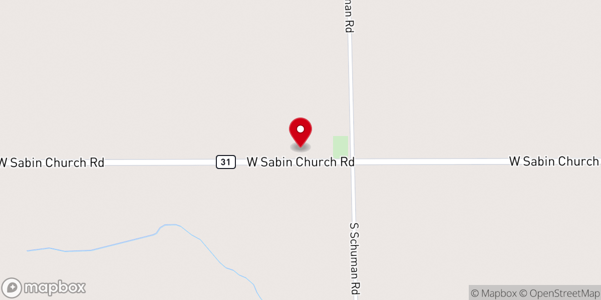 Map showing location of Zion Community Church