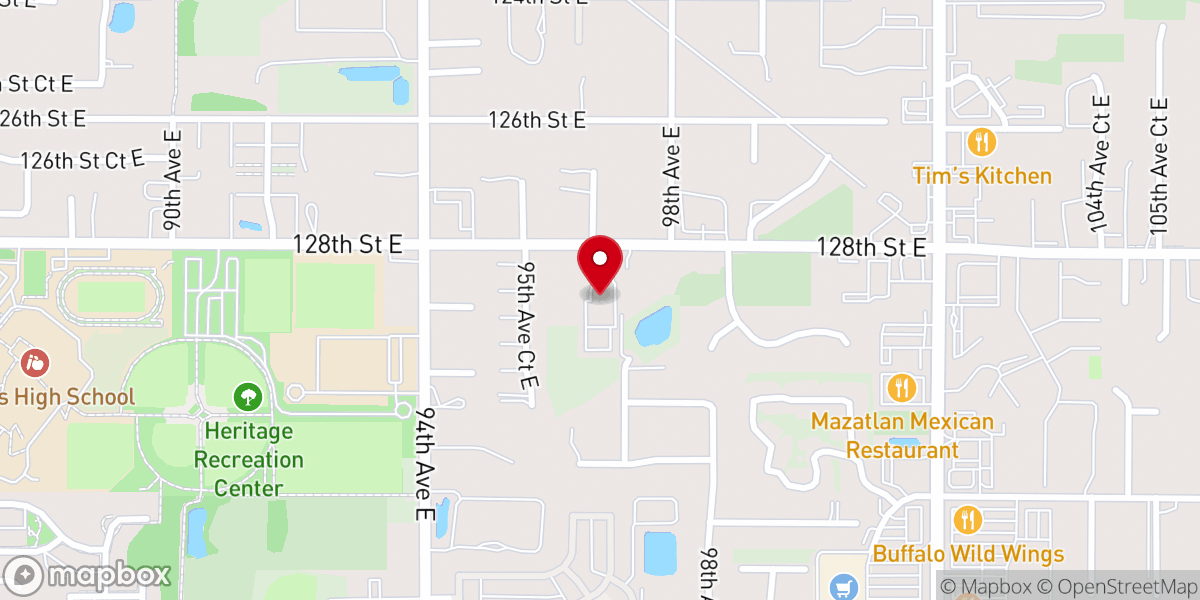 Map showing location of Berean Baptist Church