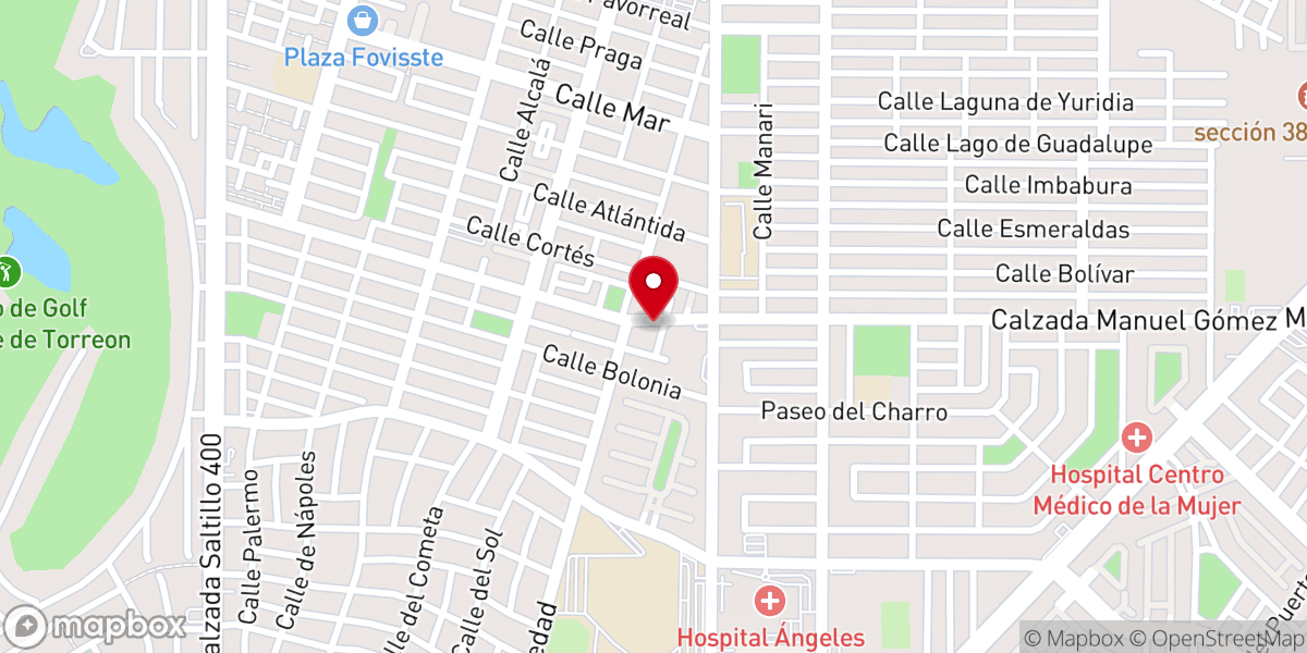 Map showing location of Ministerio Cristiano Lluvias de Gracia