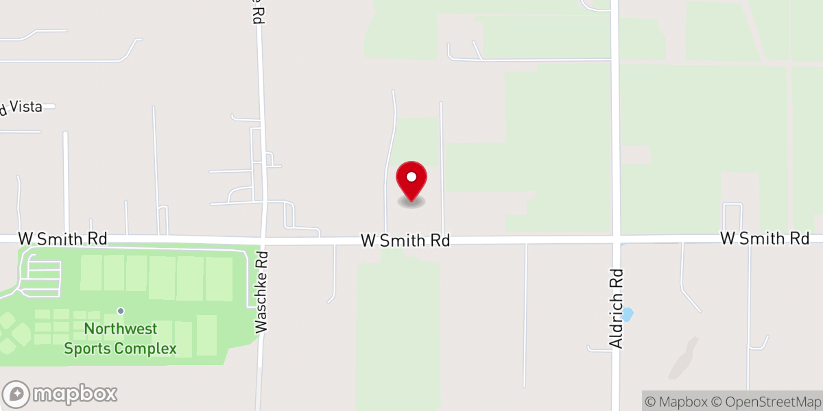 Map showing location of Living Hope Fellowship