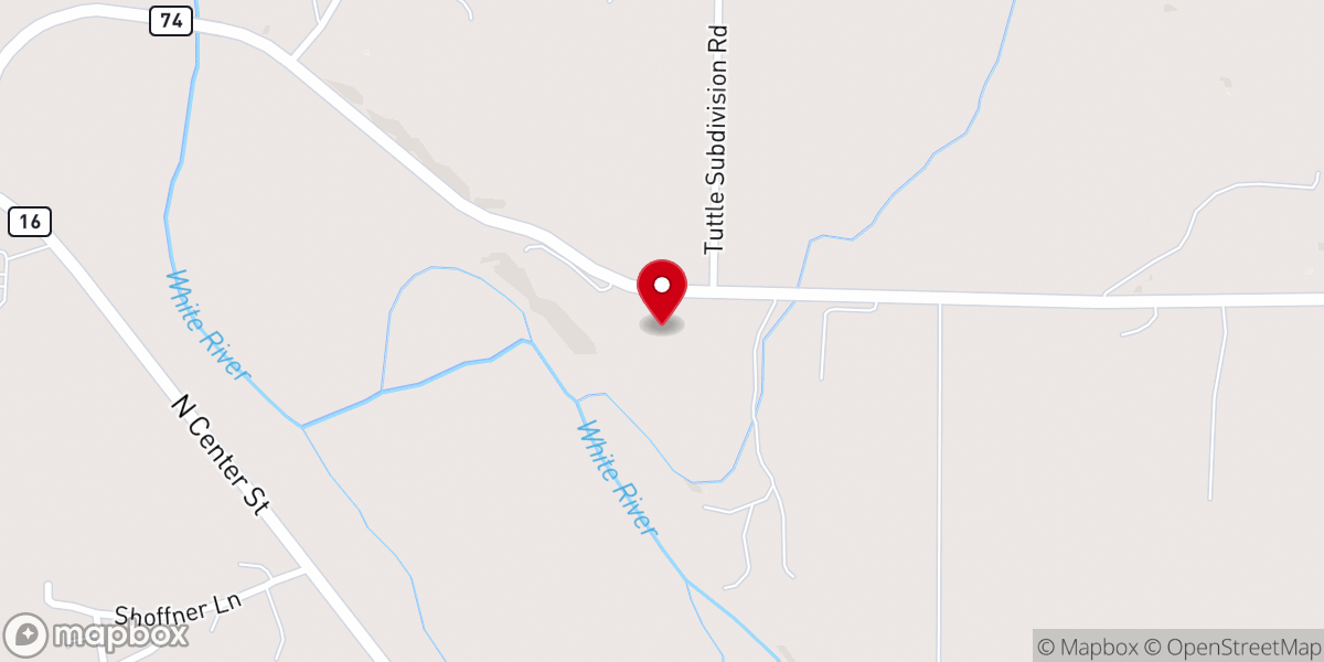 Map showing location of Living Hope Assembly