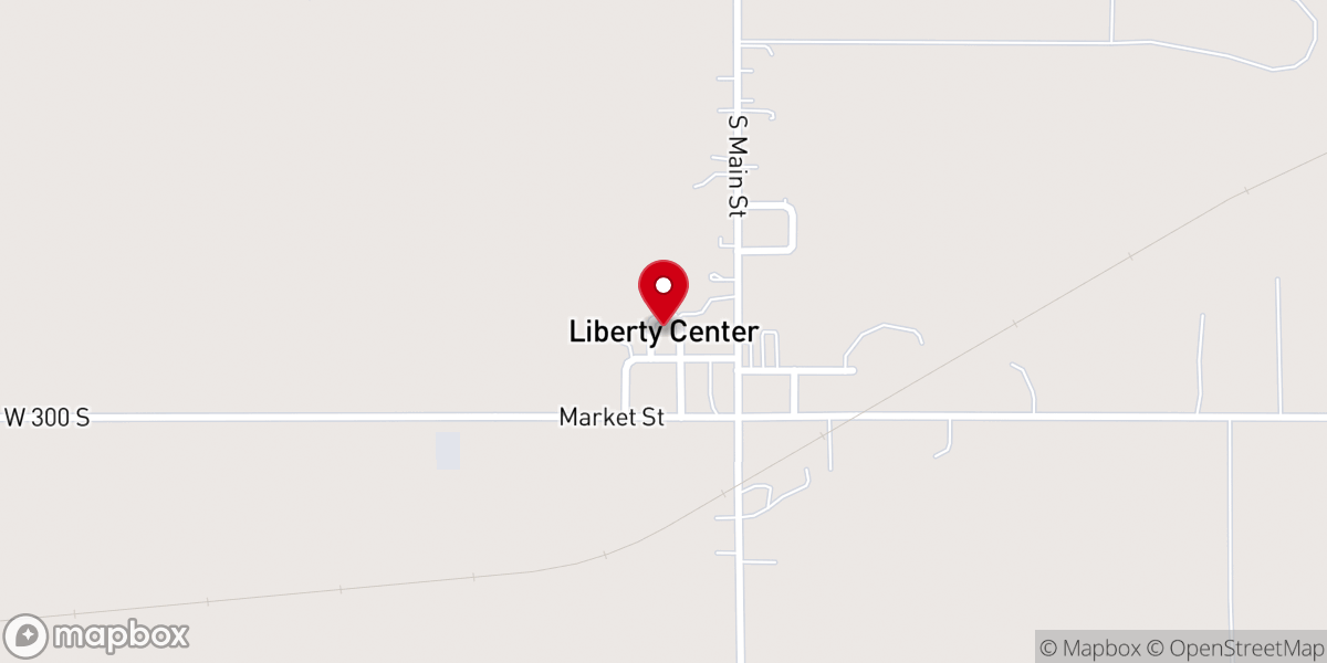 Map showing location of First Baptist Church