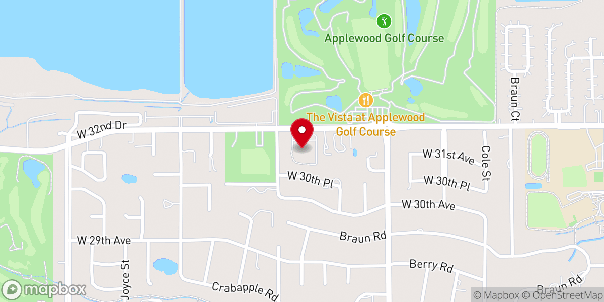 Map showing location of Jefferson Unitarian Church