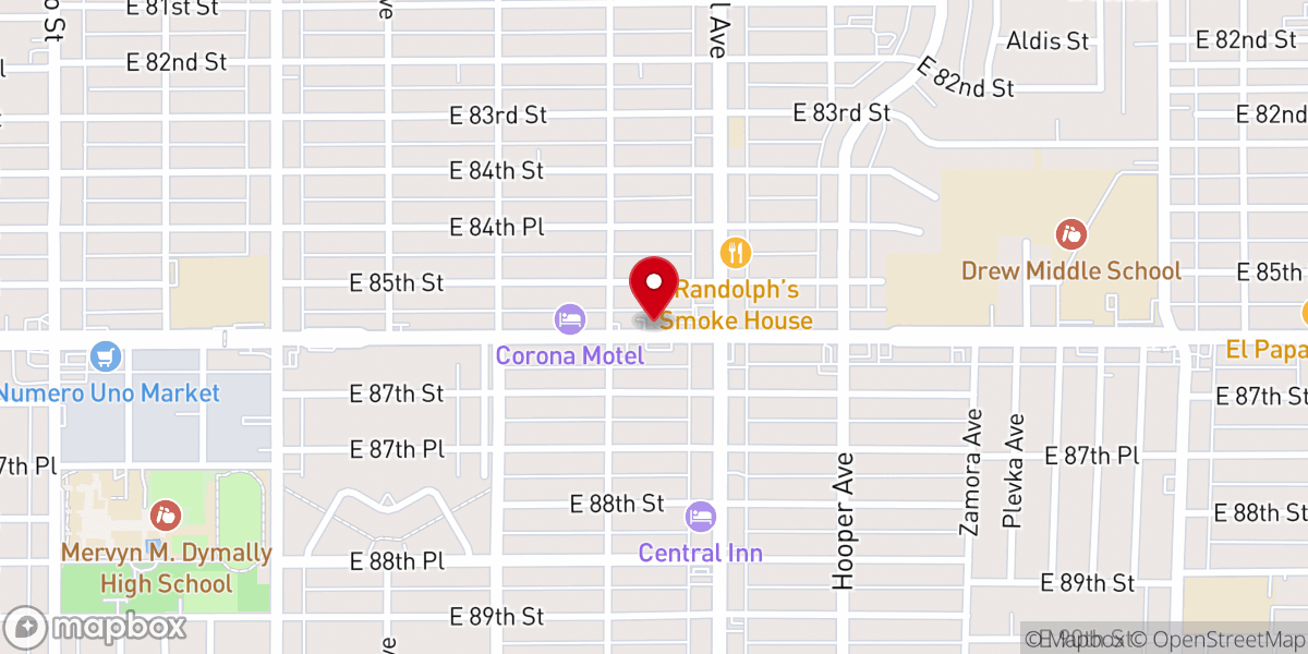 Map showing location of Challenge of Faith Church