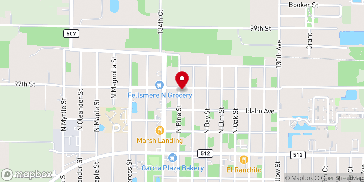Map showing location of Adventista ( Grupo misionero ) Fellsmere