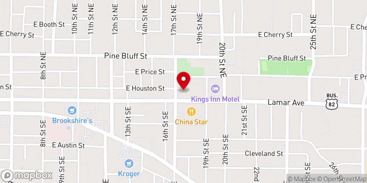 Map showing location of Impact Church