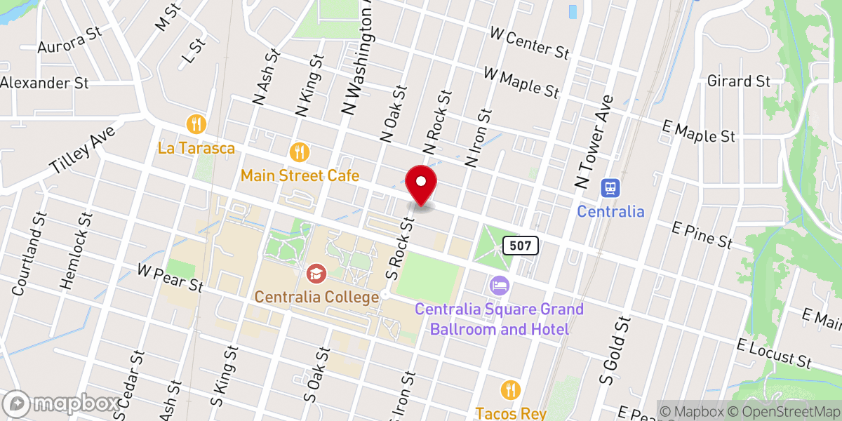 Map showing location of Gather Church