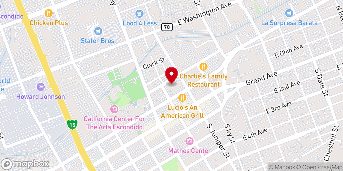 Map showing location of Life Mission Church