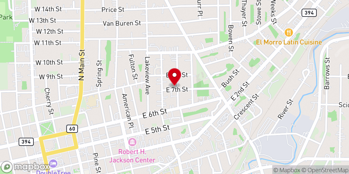 Map showing location of Victory New Testament Fellowship International
