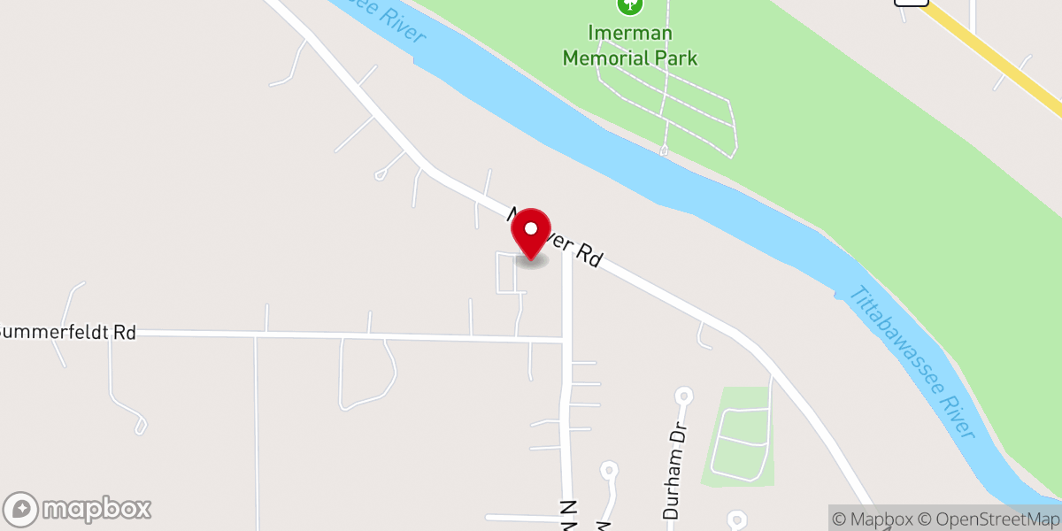 Map showing location of St Mark Lutheran Church