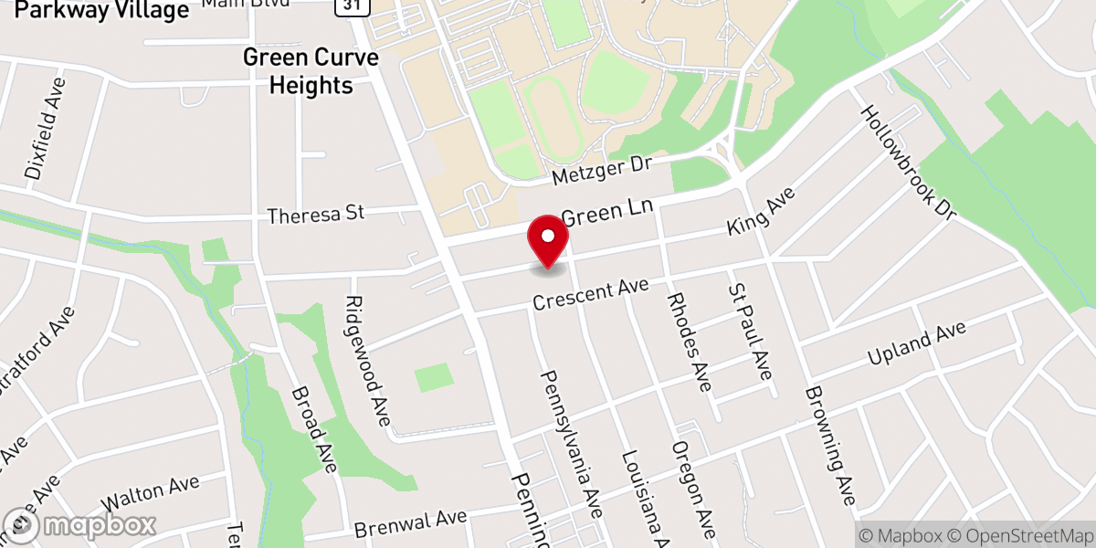 Map showing location of Victory Christian Family Worship Ministries