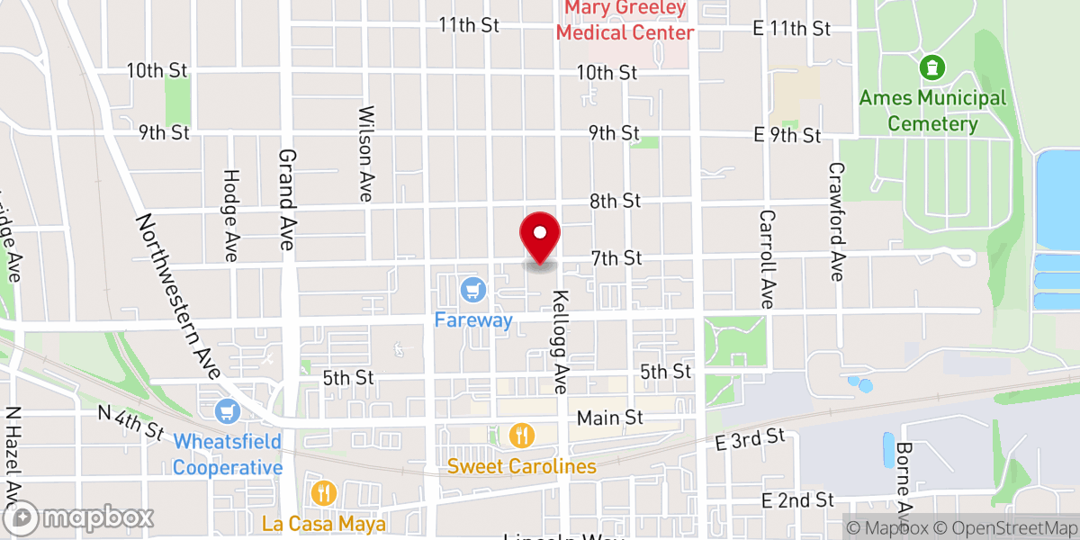 Map showing location of Holy Transfiguration Orthodox Church