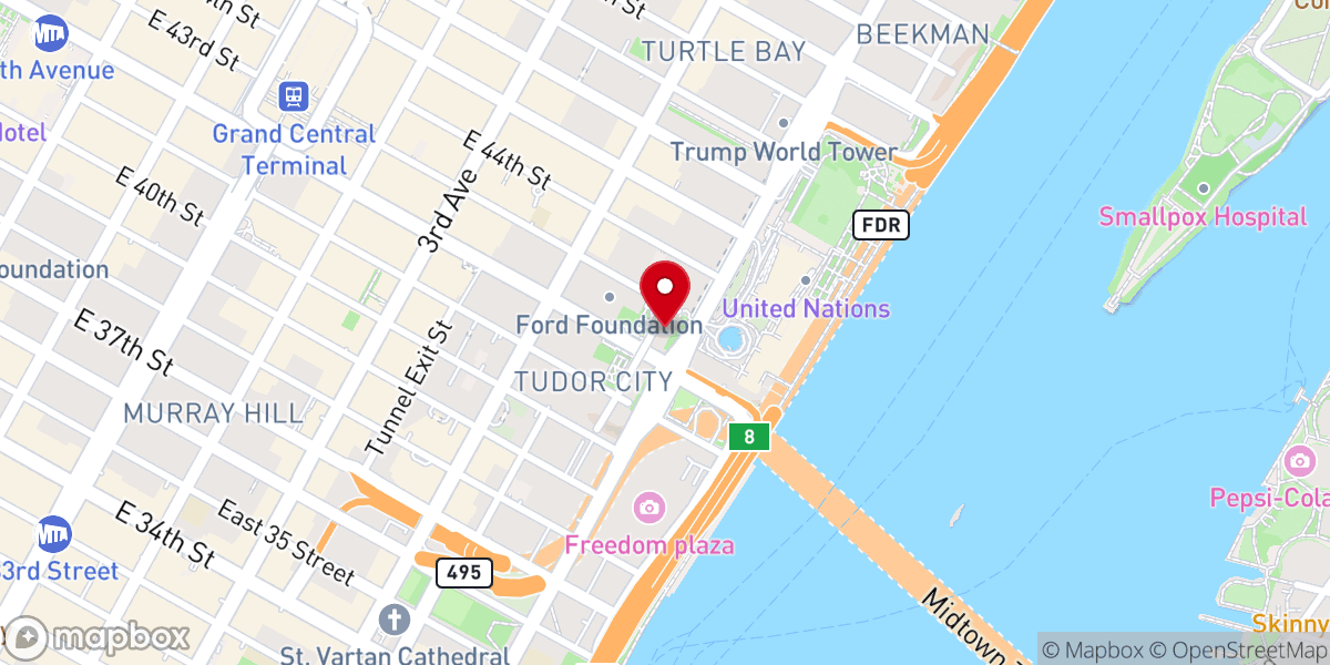 Map showing location of Saint Albans Church