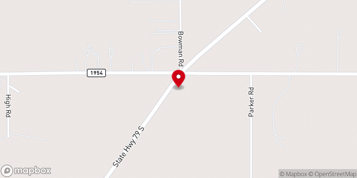 Map showing location of Crystal Wood Venue