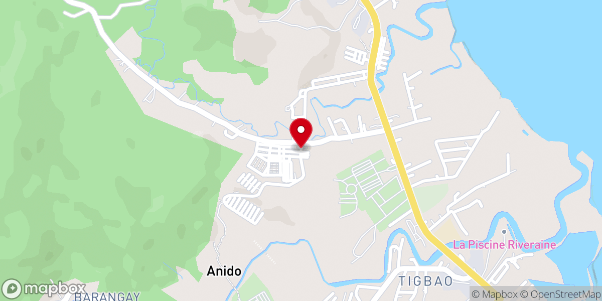 Map showing location of Pope Francis Village