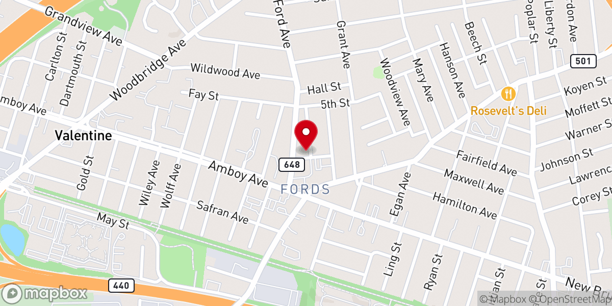 Map showing location of Our Redeemer Lutheran Church