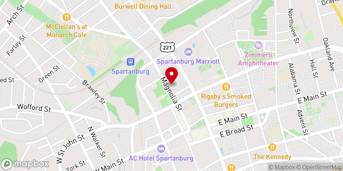 Map showing location of House of David