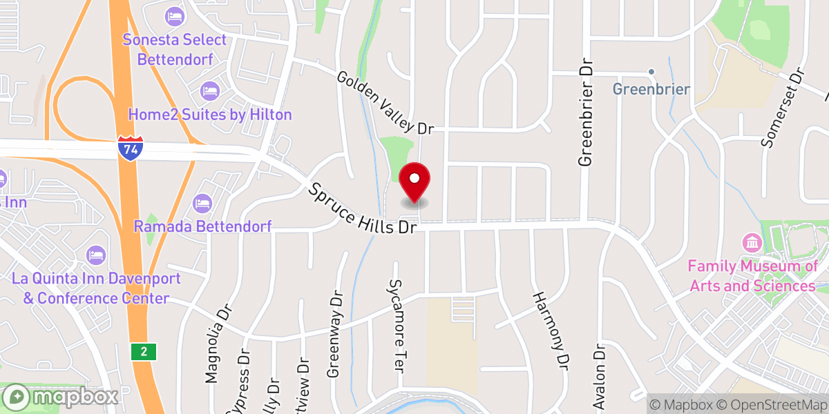 Map showing location of Community of Joy Church
