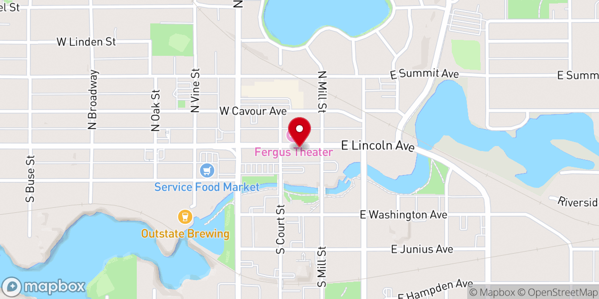 Map showing location of Meals by Wheels of Fergus Falls Inc