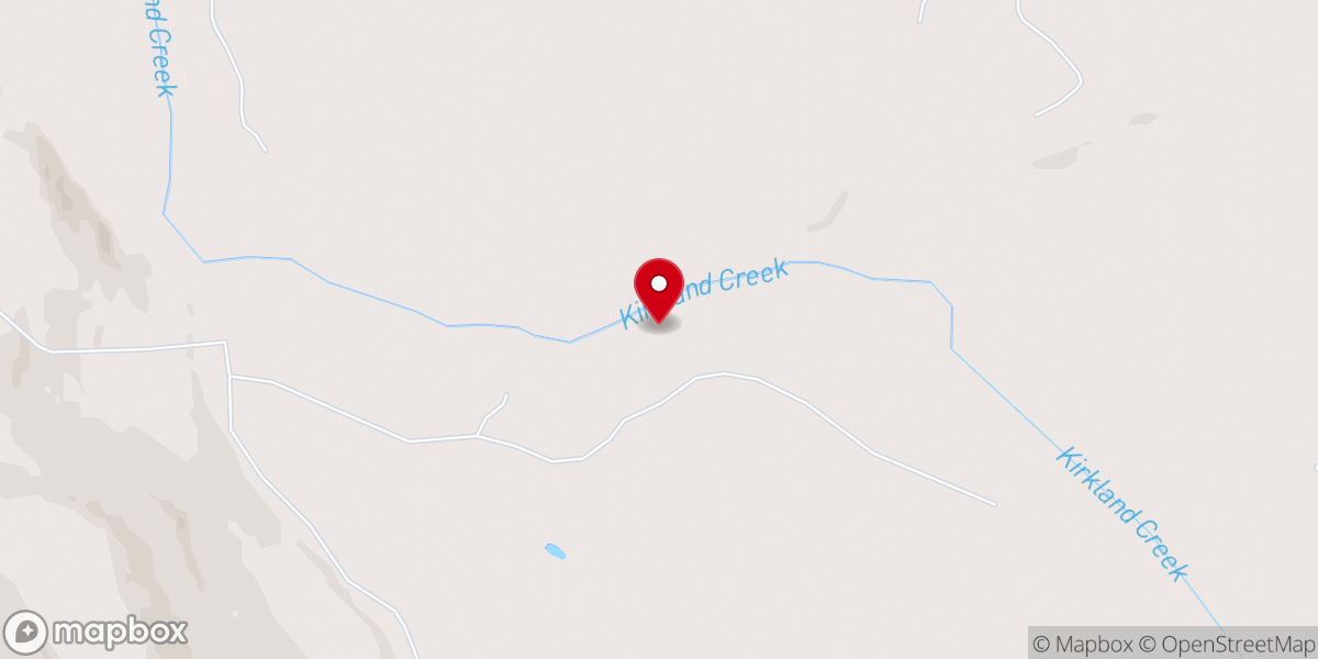 Map showing location of Lower Kirkland Valley