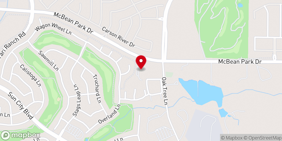 Map showing location of Lincoln Christian Academy