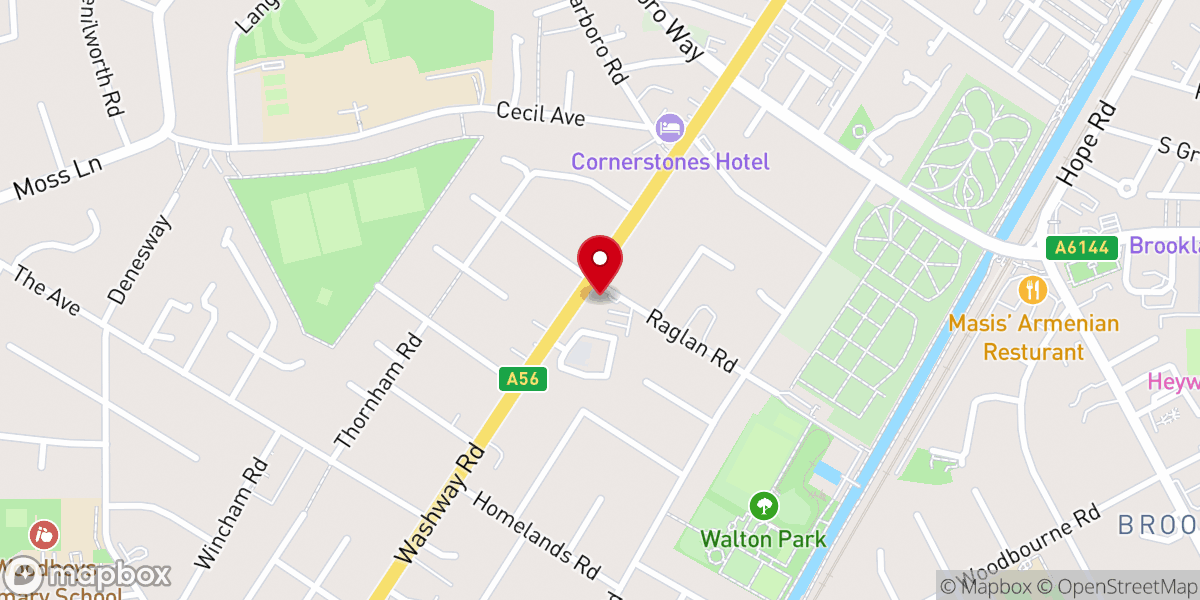 Map showing location of LifeChurch Manchester