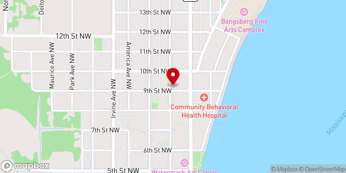 Map showing location of Community Table - United Methodist Church - Food Distribution Center