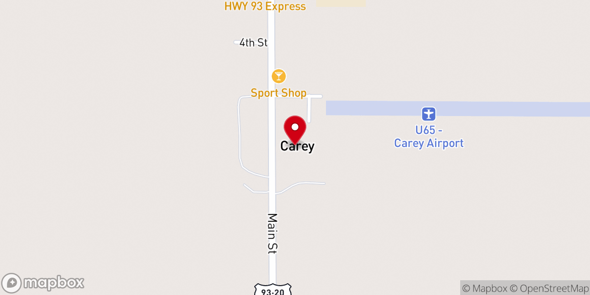 Map showing location of Bishops Office