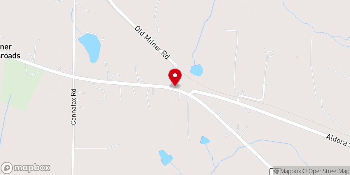 Map showing location of Church Of God In Christ