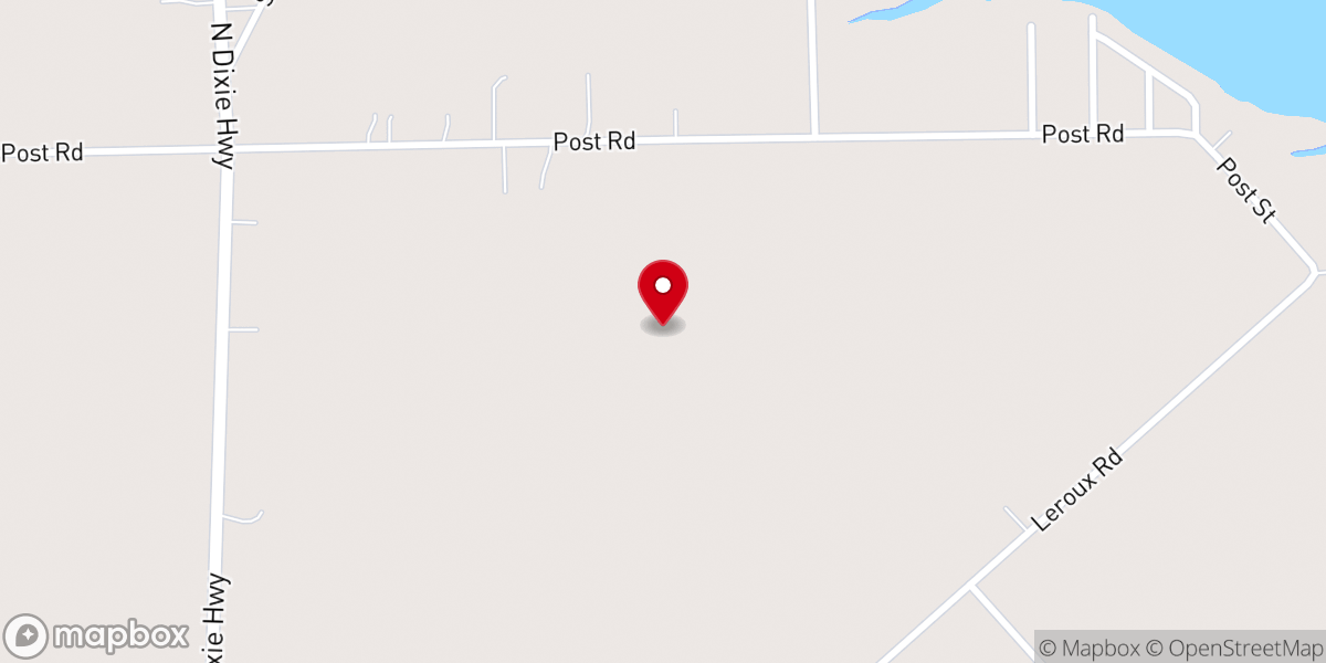 Map showing location of Lakeside Missionary Baptist Church Inc