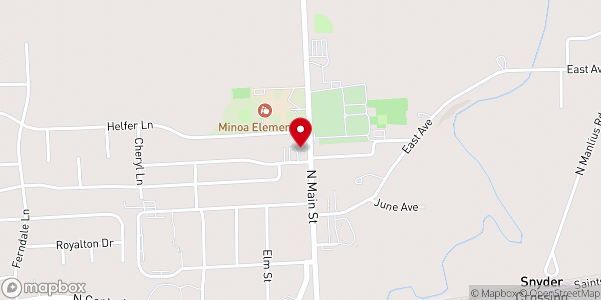Map showing location of St. Mary's Church